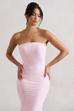 Ceremony Pink Bandeau Maxi Dress
